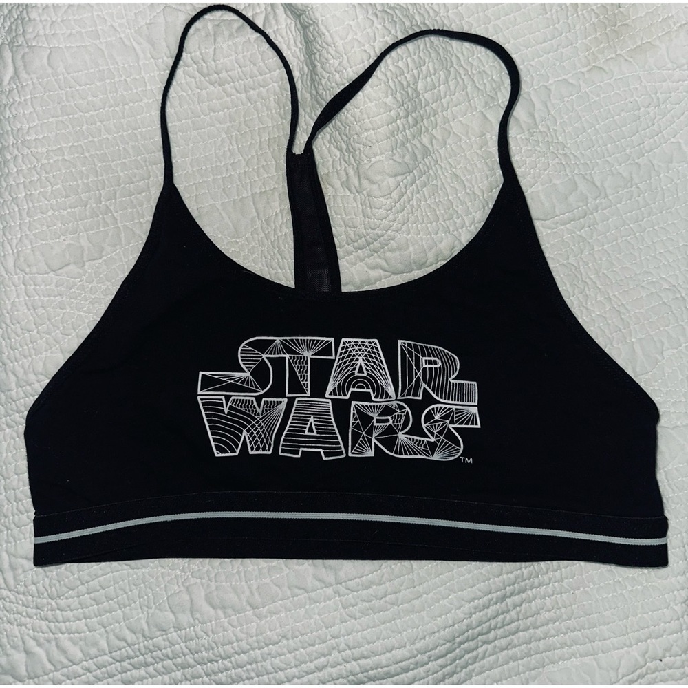 Star Wars black bralette size large